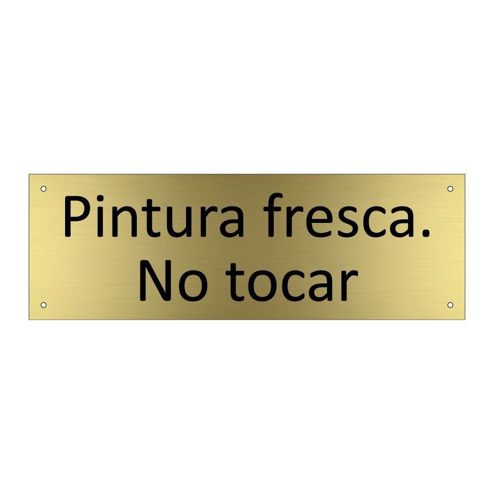 Pintura fresca. No tocar