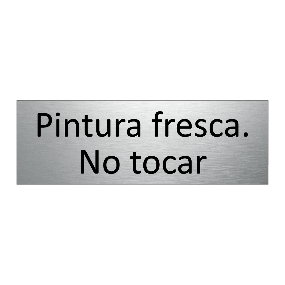 Pintura fresca. No tocar