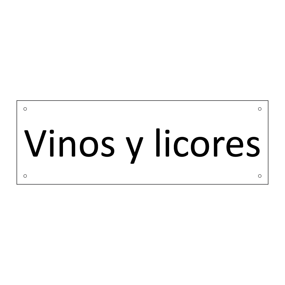 Vinos y licores