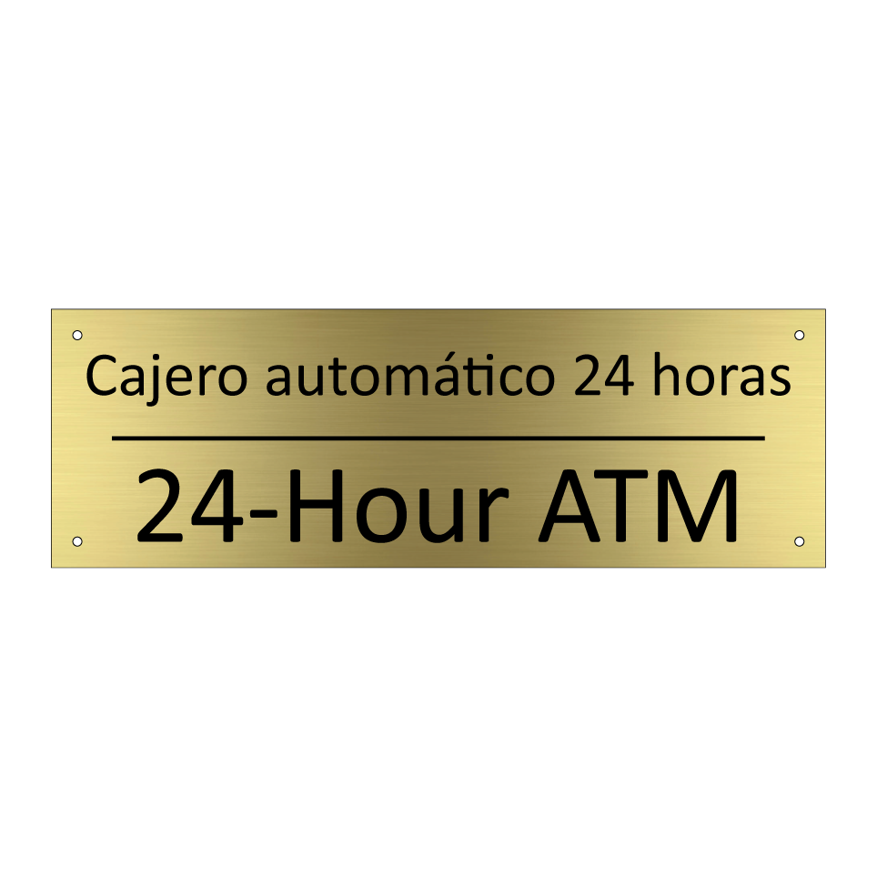 Cajero automático 24 horas - 24-Hour ATM