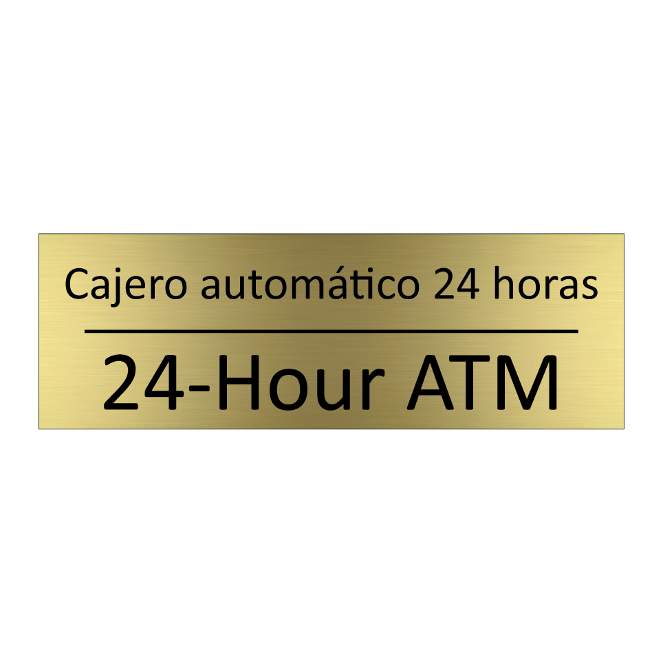 Cajero automático 24 horas - 24-Hour ATM