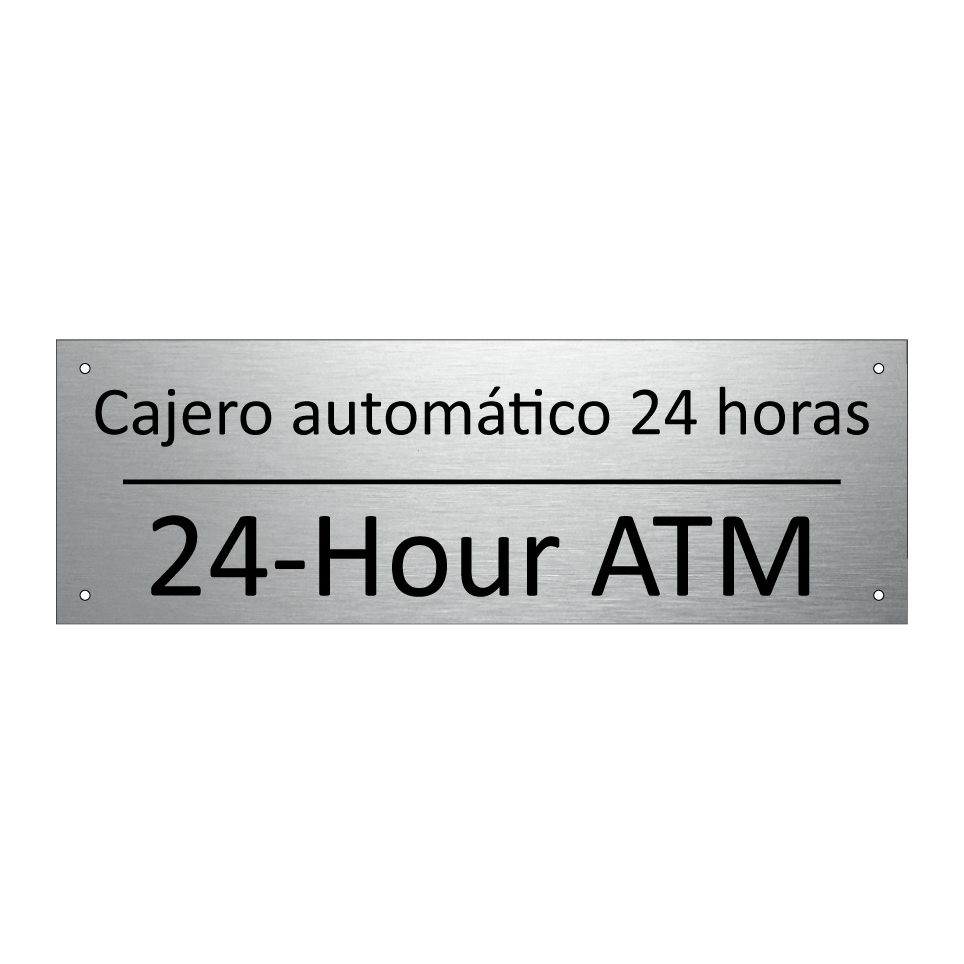 Cajero automático 24 horas - 24-Hour ATM