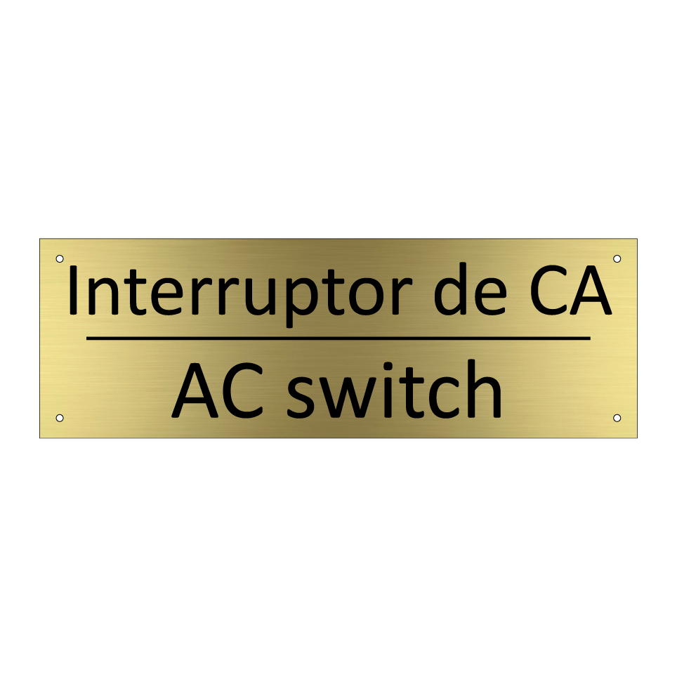 Interruptor de CA - AC switch