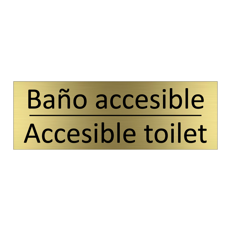 Baño accesible - Accesible toilet