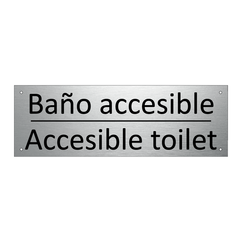 Baño accesible - Accesible toilet