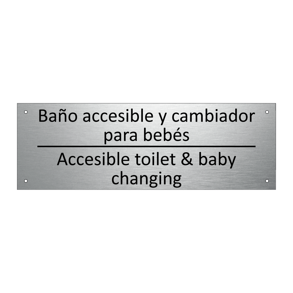Baño accesible y cambiador /.../ - Accesible toilet & baby /.../