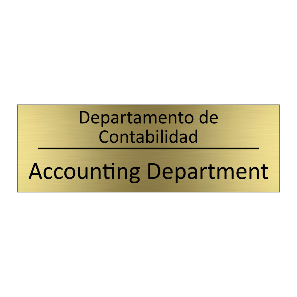 Departamento de Contabilidad - Accounting Department