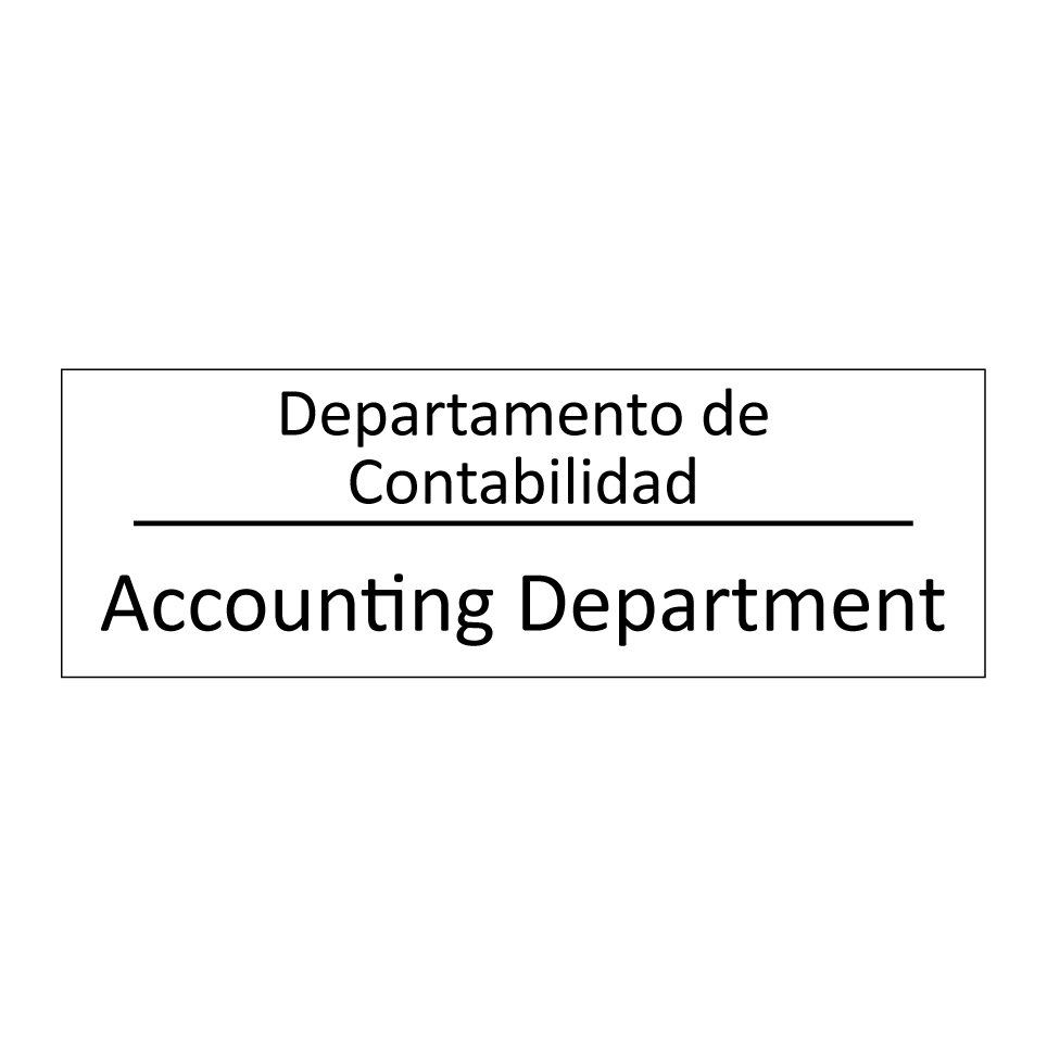 Departamento de Contabilidad - Accounting Department