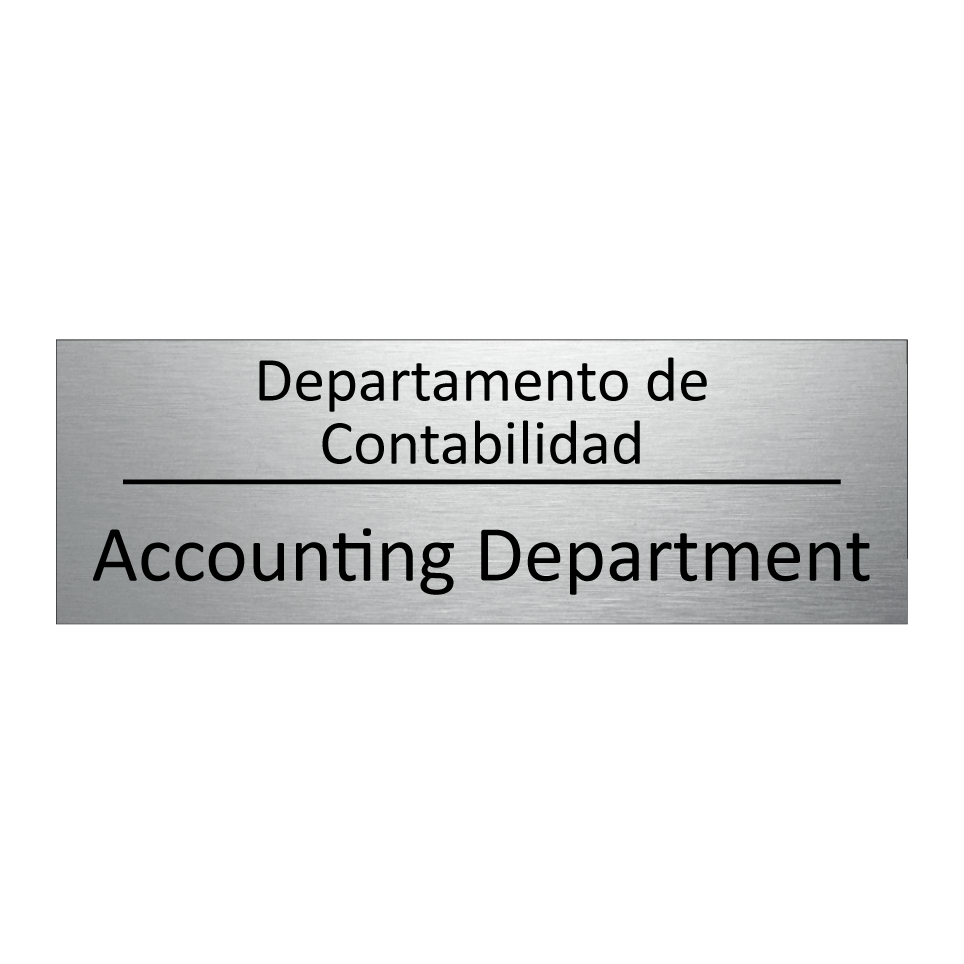 Departamento de Contabilidad - Accounting Department