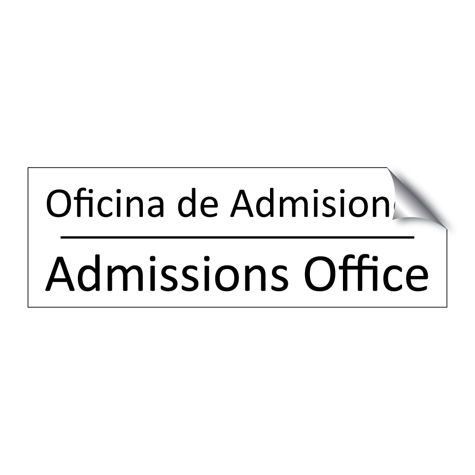 Oficina de Admisiones - Admissions Office