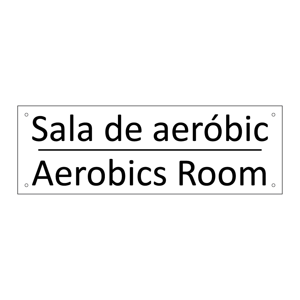 Sala de aeróbic - Aerobics Room