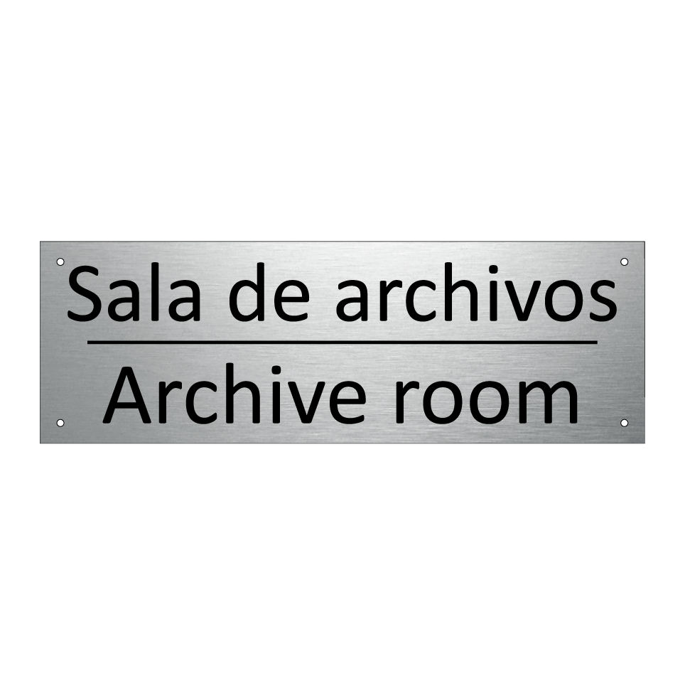 Sala de archivos - Archive room