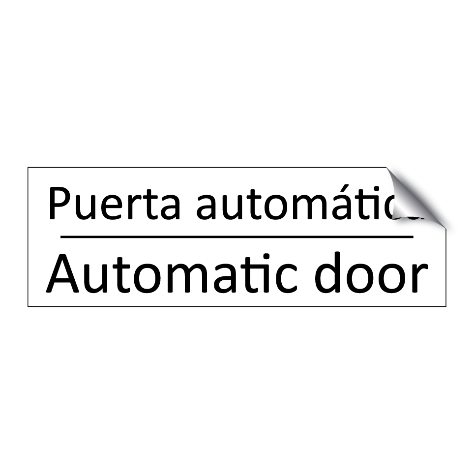 Puerta automática - Automatic door