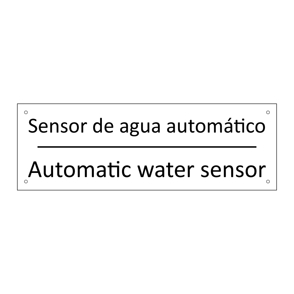 Sensor de agua automático - Automatic water sensor