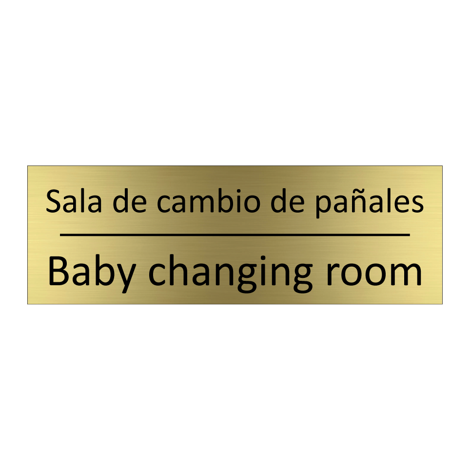 Sala de cambio de pañales - Baby changing room