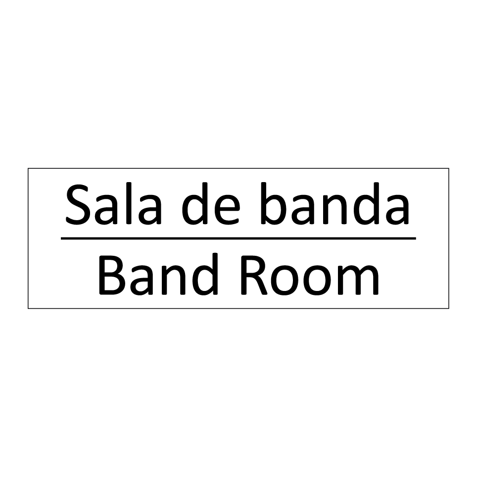 Sala de banda - Band Room