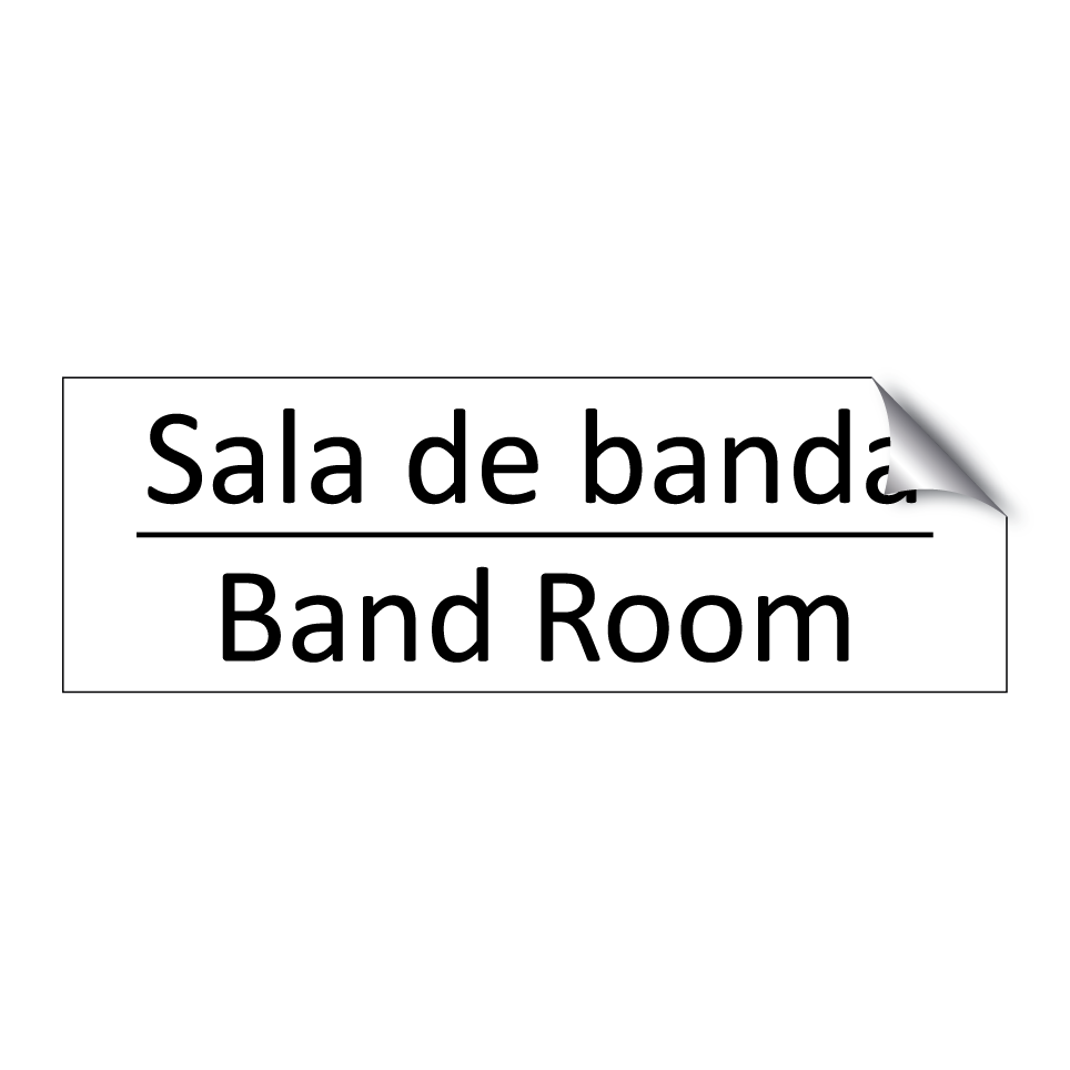 Sala de banda - Band Room