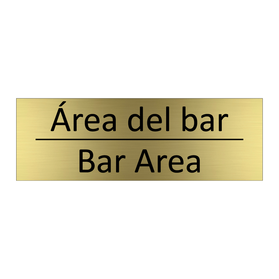 Área del bar - Bar Area