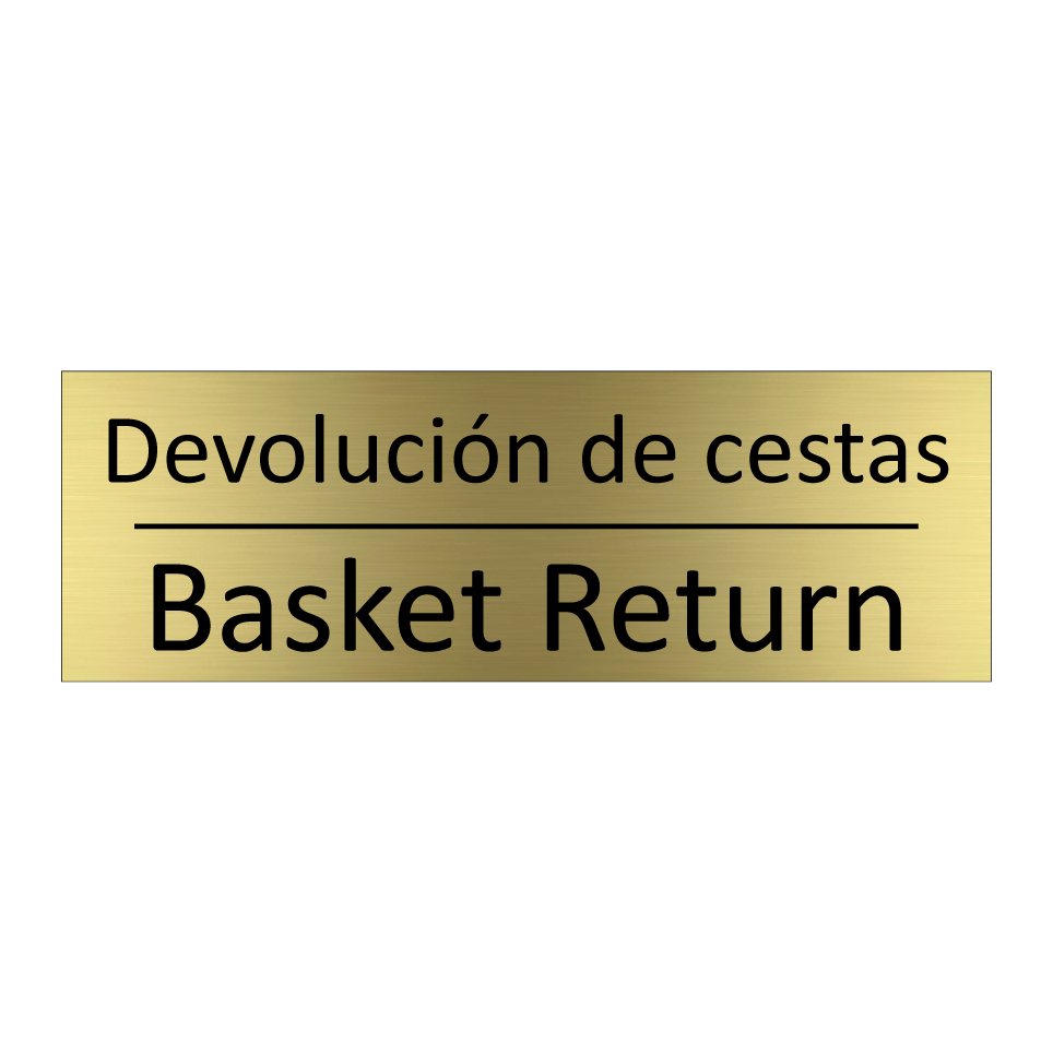 Devolución de cestas - Basket Return