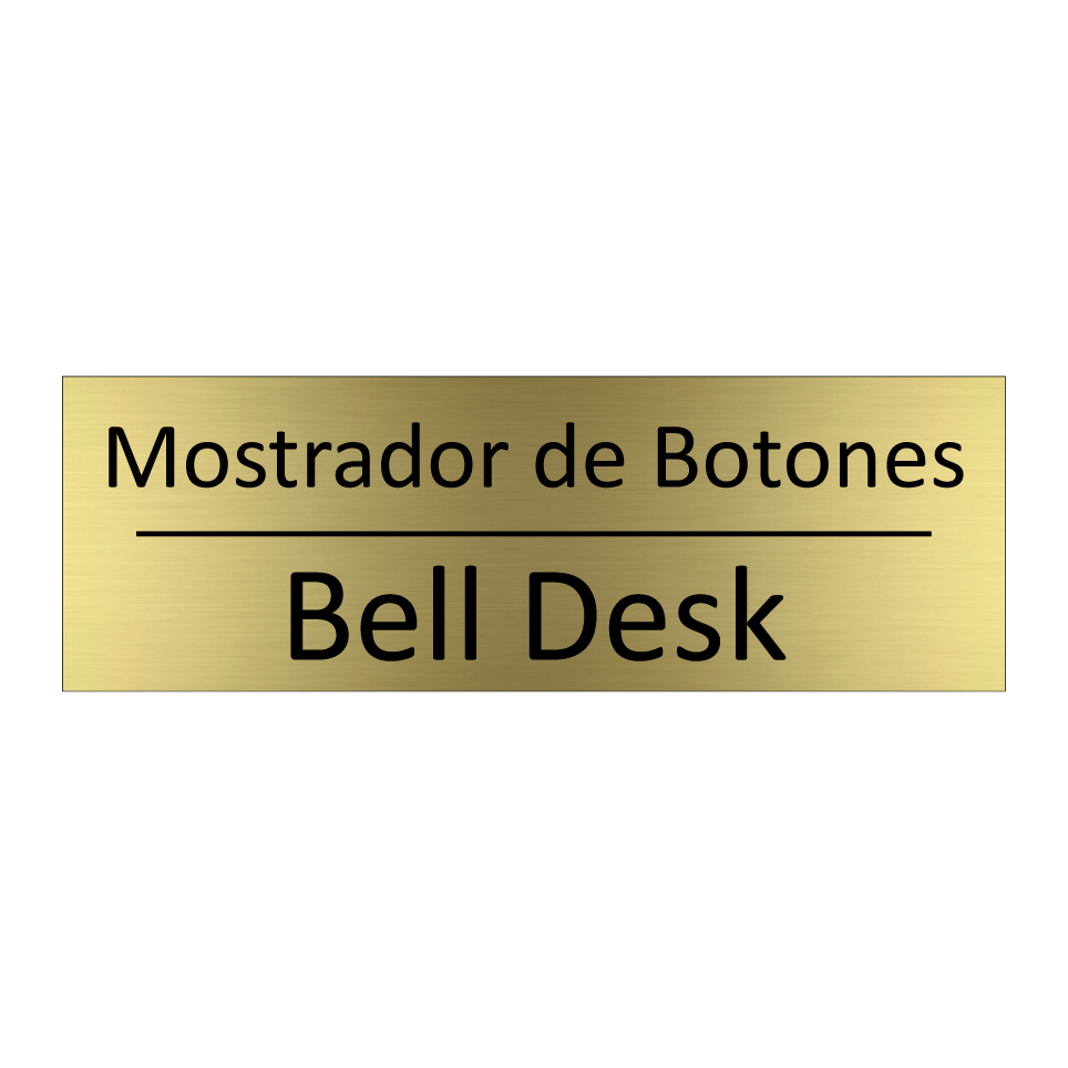 Mostrador de Botones - Bell Desk