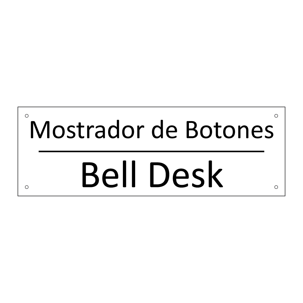 Mostrador de Botones - Bell Desk