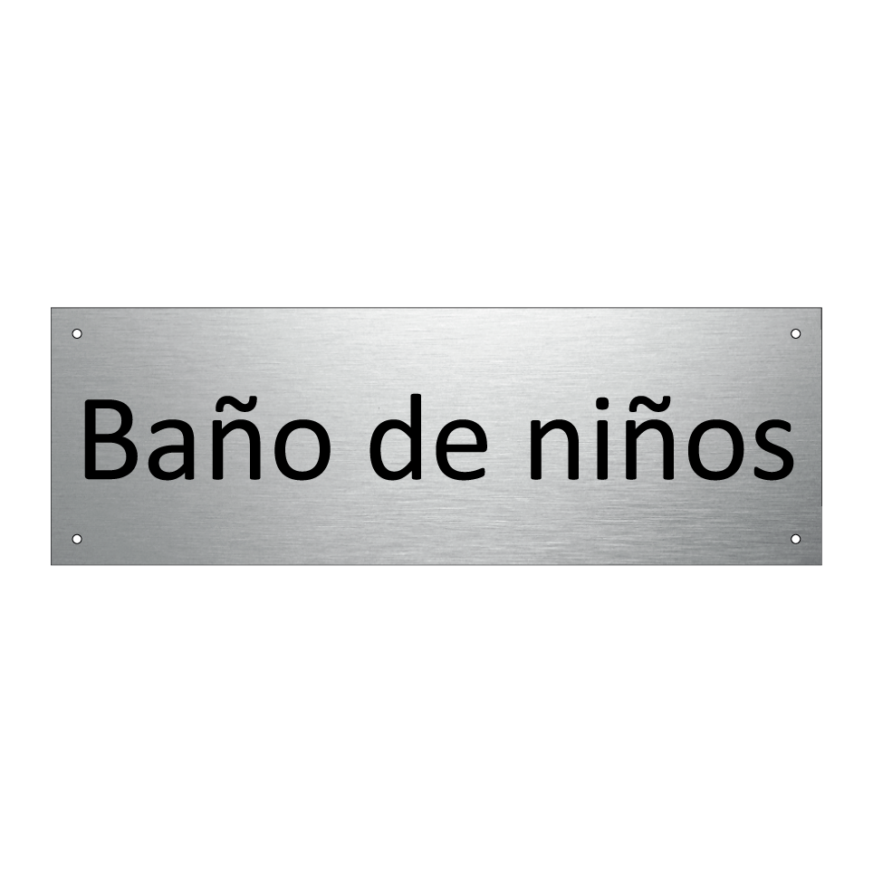 Baño de niños