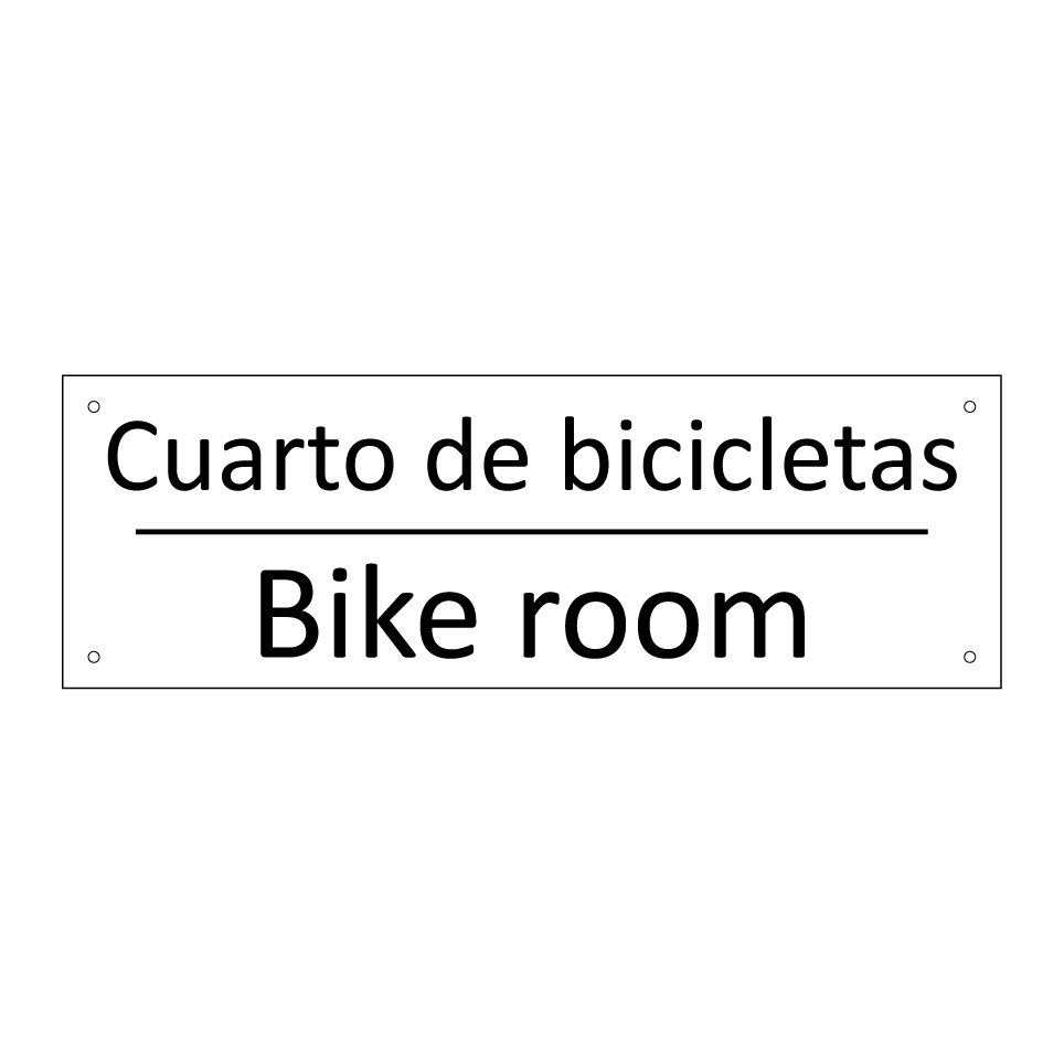 Cuarto de bicicletas - Bike room
