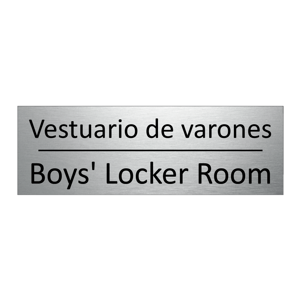 Vestuario de varones - Boys' Locker Room