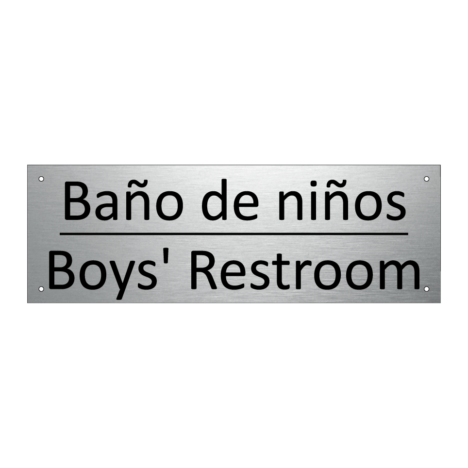 Baño de niños - Boys' Restroom