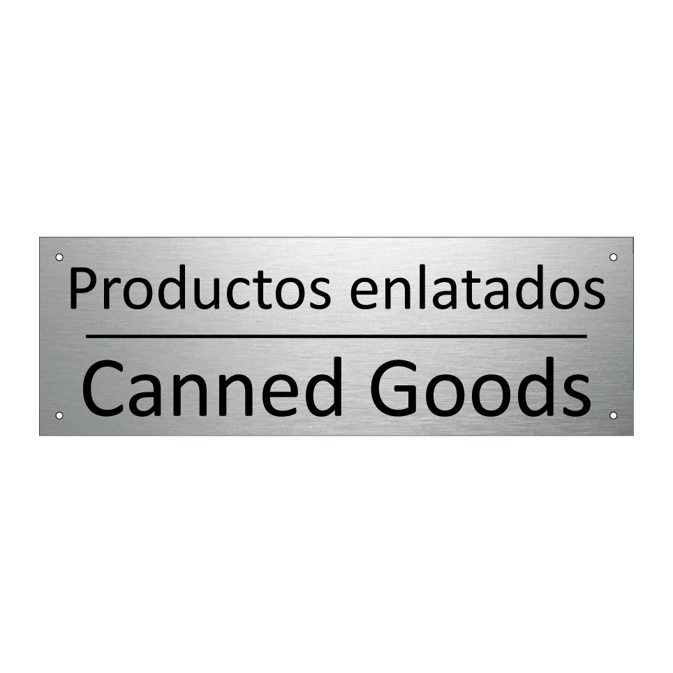Productos enlatados - Canned Goods