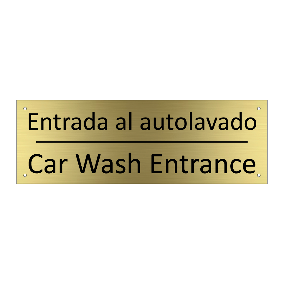 Entrada al autolavado - Car Wash Entrance