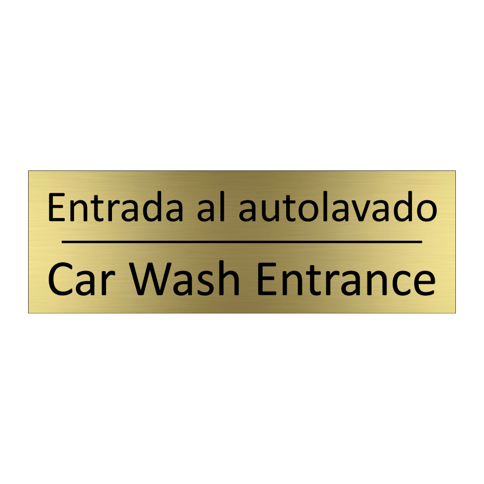 Entrada al autolavado - Car Wash Entrance