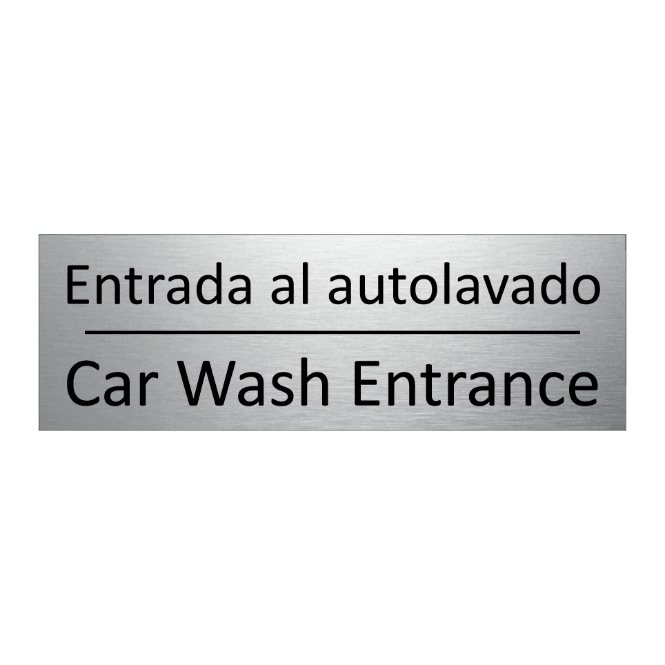 Entrada al autolavado - Car Wash Entrance