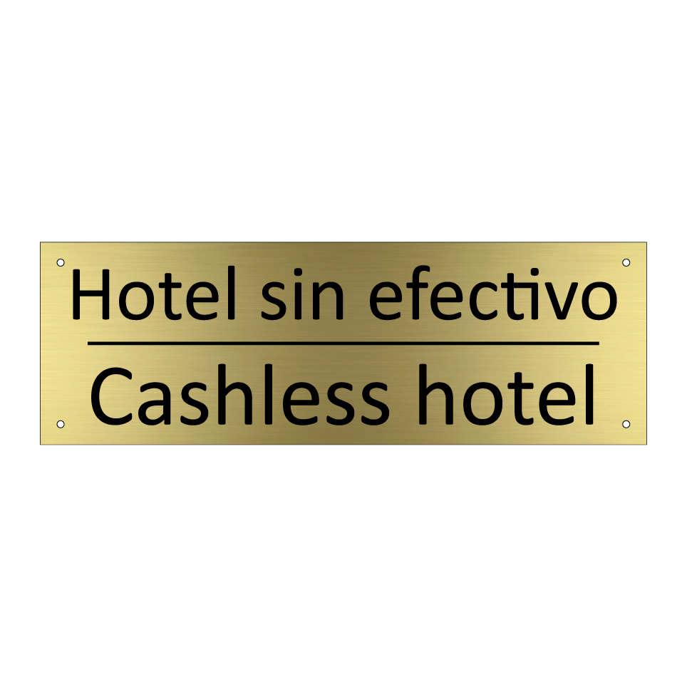 Hotel sin efectivo - Cashless hotel
