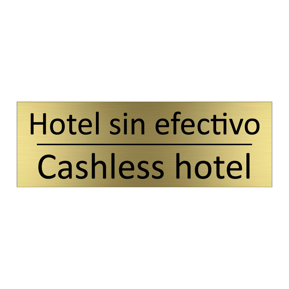 Hotel sin efectivo - Cashless hotel