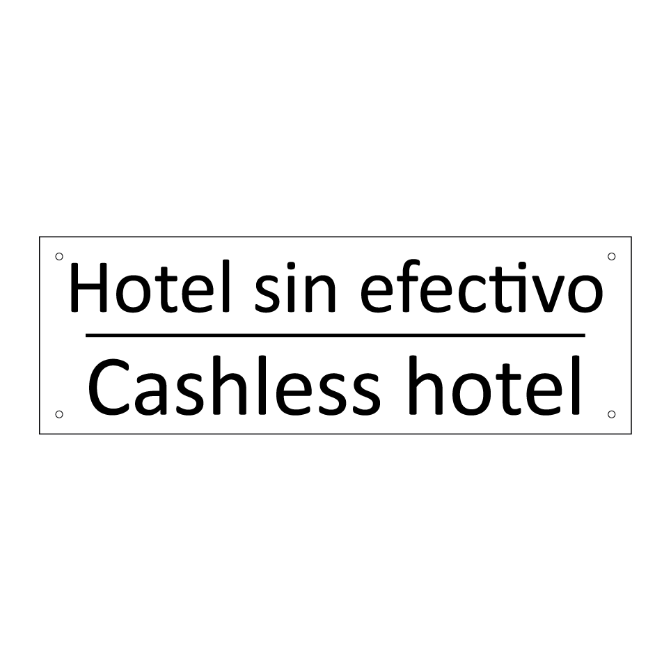 Hotel sin efectivo - Cashless hotel