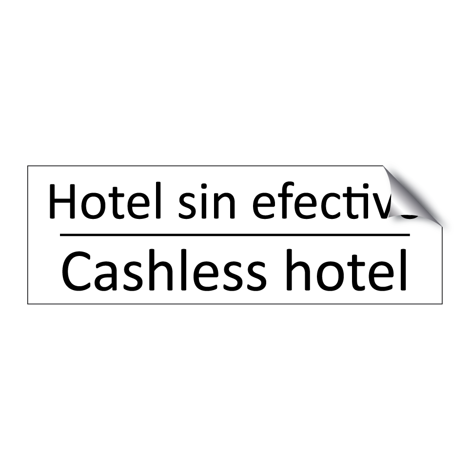 Hotel sin efectivo - Cashless hotel