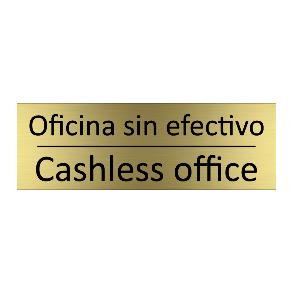 Oficina sin efectivo - Cashless office