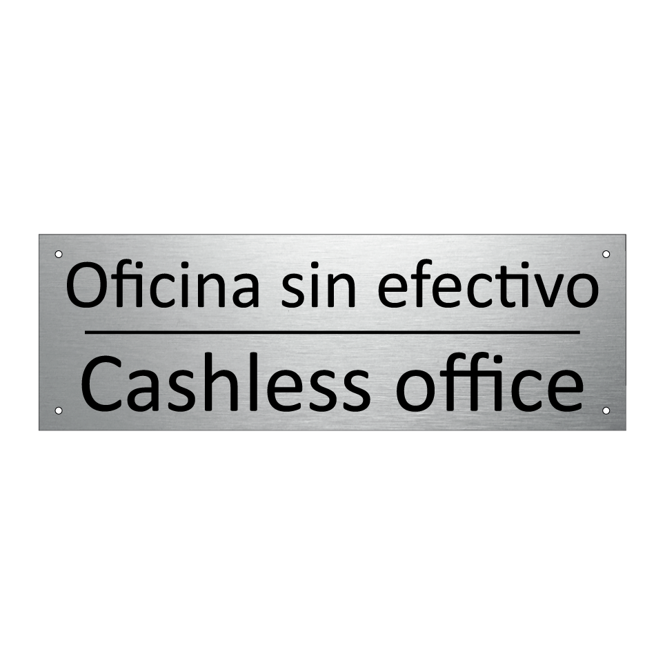Oficina sin efectivo - Cashless office