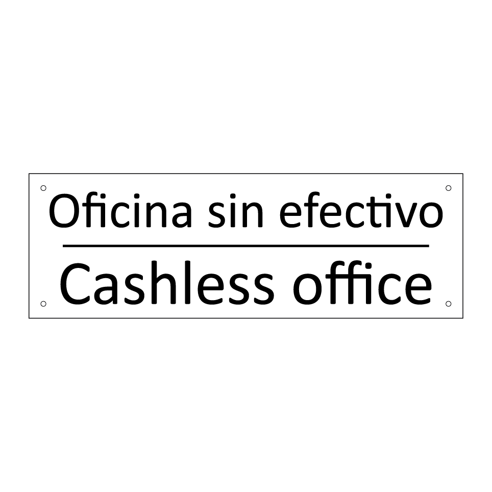 Oficina sin efectivo - Cashless office