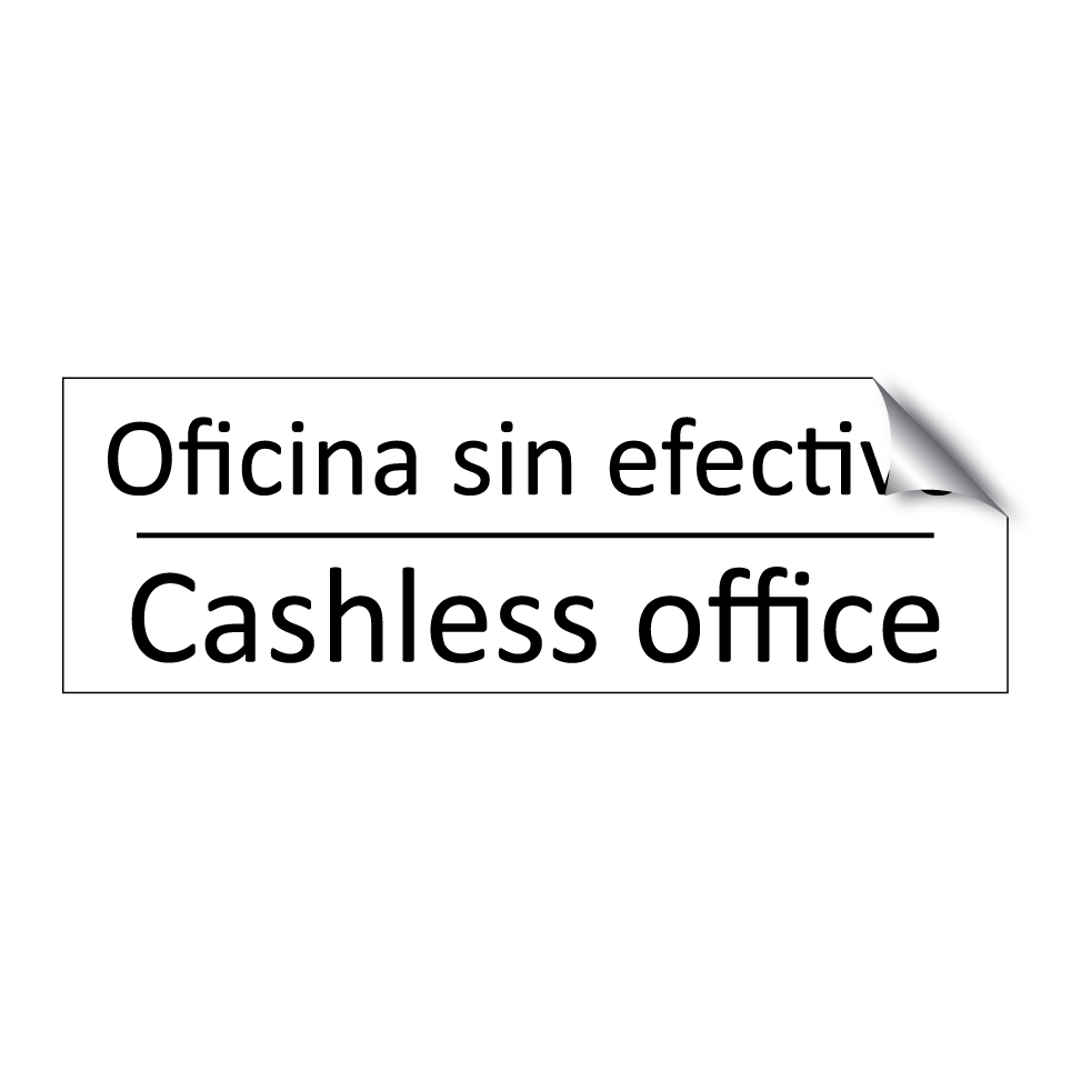 Oficina sin efectivo - Cashless office