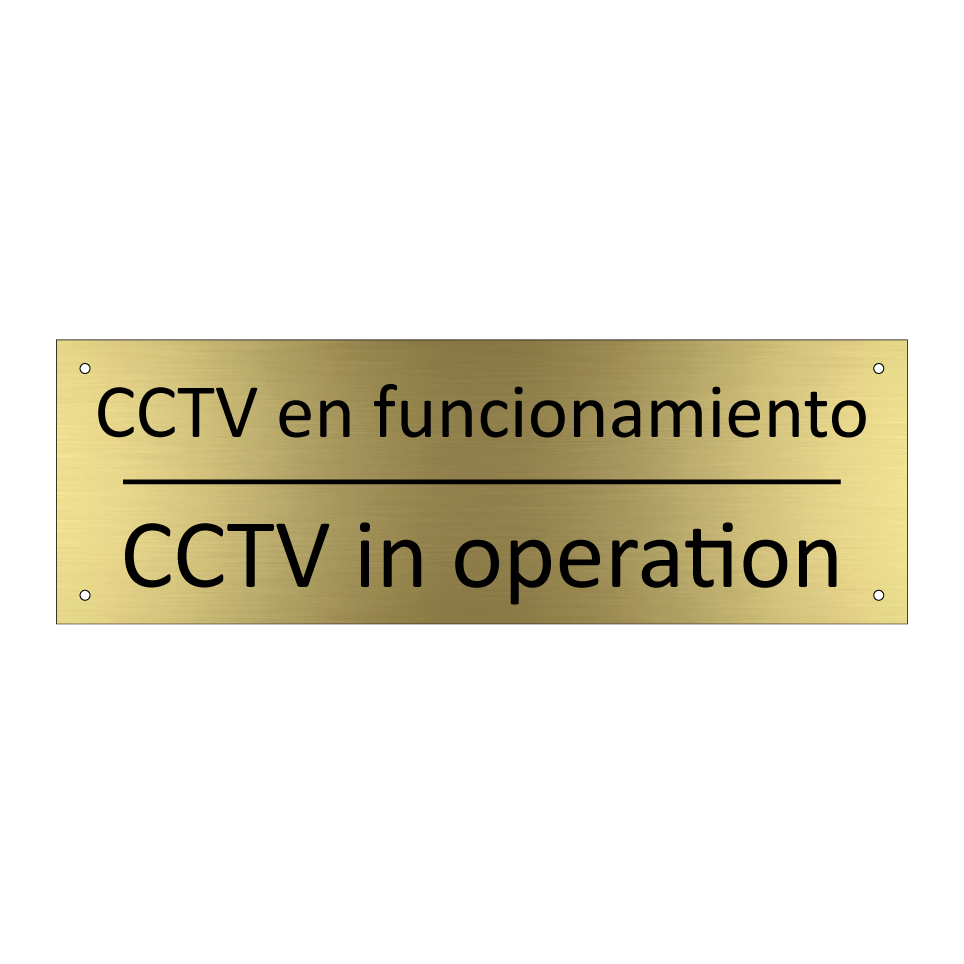 CCTV en funcionamiento - CCTV in operation