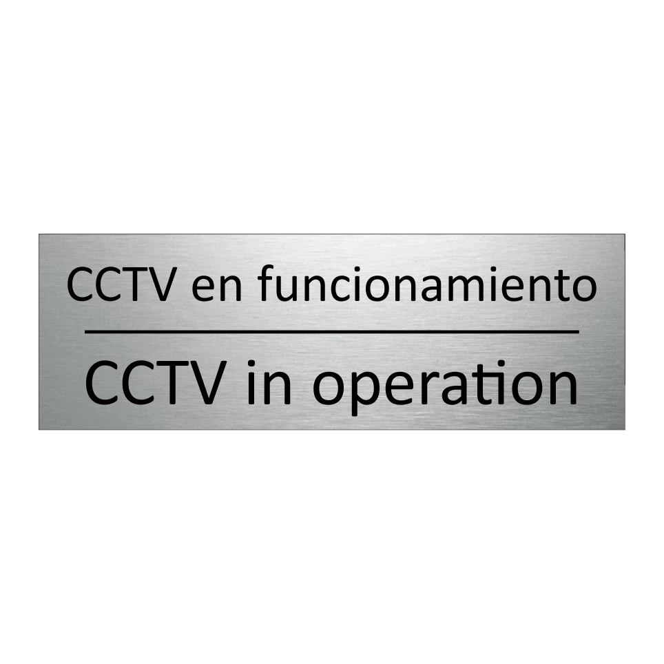 CCTV en funcionamiento - CCTV in operation
