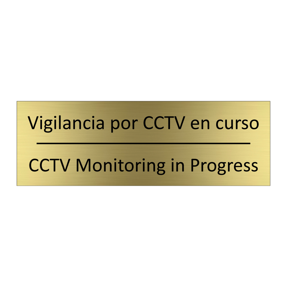 Vigilancia por CCTV en curso - CCTV Monitoring in Progress