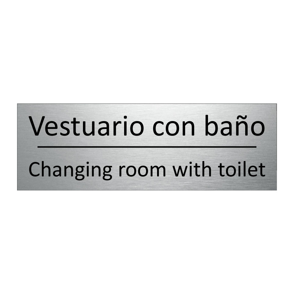 Vestuario con baño - Changing room with toilet