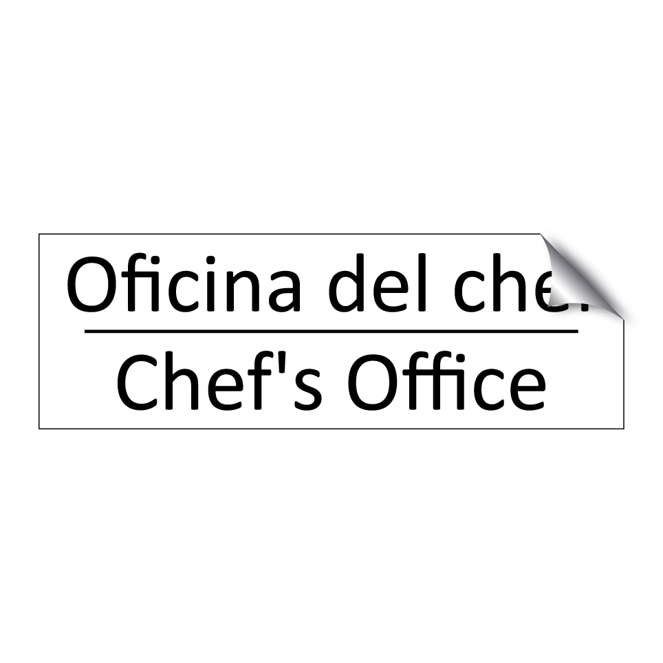 Oficina del chef - Chef's Office