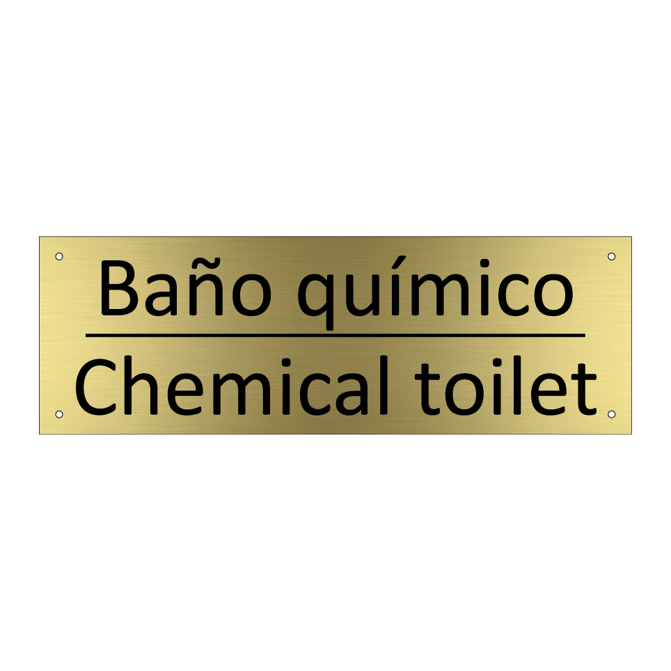 Baño químico - Chemical toilet