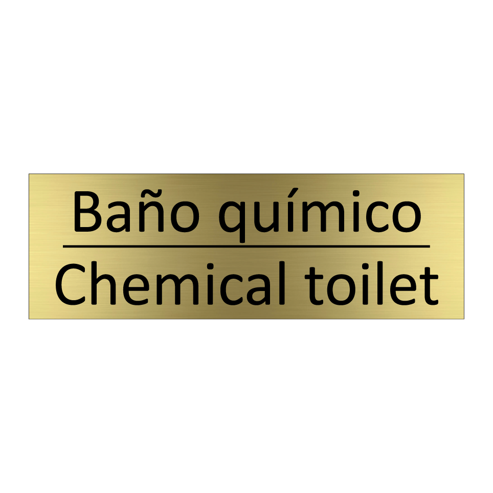 Baño químico - Chemical toilet