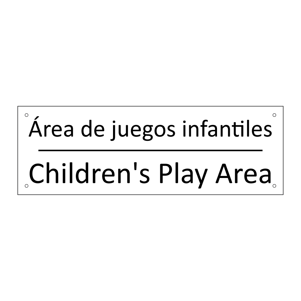 Área de juegos infantiles - Children's Play Area