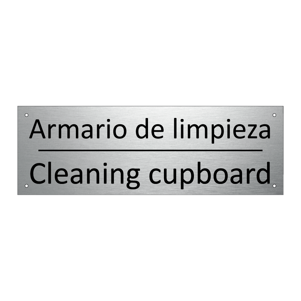 Armario de limpieza - Cleaning cupboard